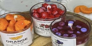 Soy Wax Scented Glass Jar Candle