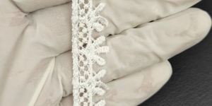 White Designer Polyester Gpo Lace