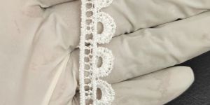 White Polyester GPO Lace Trim