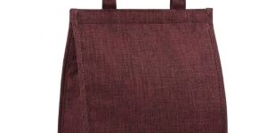 Unisex Rexine Red Lunch Box Bag