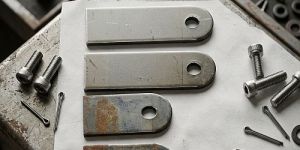 77mm Mild Steel Gate Fitting Hole Pass