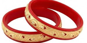 Traditional Bengali Red Pola Bangles