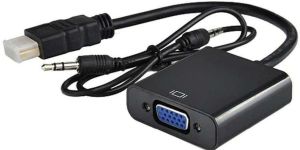 HDMI to VGA Converter Adapter with Audio Support