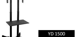 Metal Wheelbase TV Trolley Stand