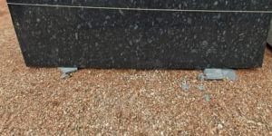 R Black Granite Slab