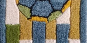 Hand Tufted Wool Geometric Rug