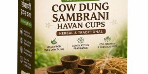 natural cow dung sambrani havan cups