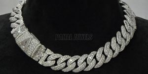 men hip hop cuban diamond chain