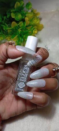 Ellicia Holographic Silver Glitter Nail Polish