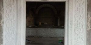 White Marble Entry Gate