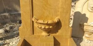 Velvet Gold Sandstone Wall Fountain