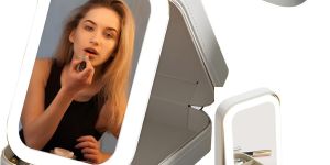 Small Travel LED Makeup Mirror