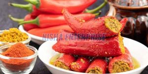 Stuffed Red Chilli Pickle