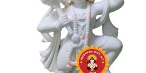 Marble Veer Hanuman Murti