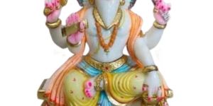 Marble Vishvkarma Murti