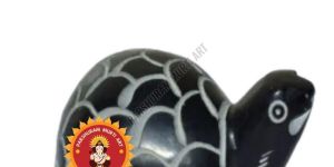 Marble Black Turtle Murti