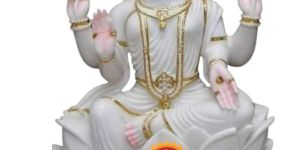 White Marble Maa Laxmi Murti