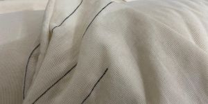 180 GSM Single Jersey White Cotton Fabric