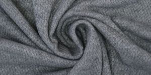 Grey Lycra Derby Knitted Fabric