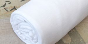 White Aertex Cotton Knitted Fabric