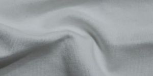 White Needle Drop Single Jersey Cotton Knitted Fabric