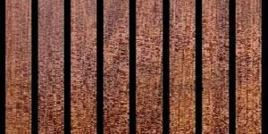 Wood Finish PVC Louvers Panel