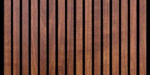 Wood Finish WPC Fluted Panel