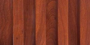 Wood Finish WPC Louver Panel