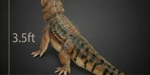 Fiberglass Crocodile Statue