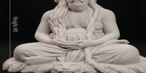 Fiber Sri Guru Sculpture