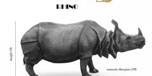 Rhino Statue