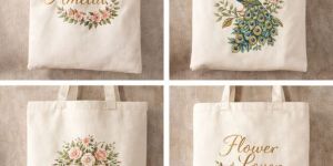Hand Embroidery Tote Bags