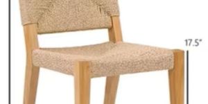 Solid Wood Rope Chair