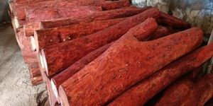 Round Red Sandalwood Logs