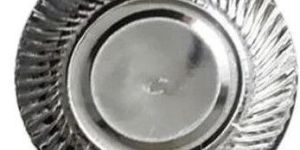 Silver Laminated Paper Plate