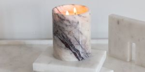 Marble Candle Holders