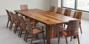 Office Wooden Conference Table Set