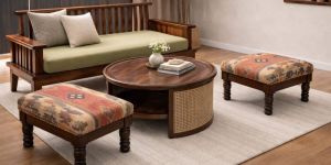 Wooden Sofa Set