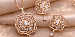 American Diamond Necklace Set