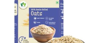 Wellmonk Jumbo Rolled Oats 1 Kg Jar