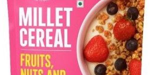 Wellmonk Millet Cereal 400g & Fruits, Nuts & Seeds Muesli