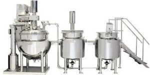 Stainless Steel Cream Manufacturing Plant