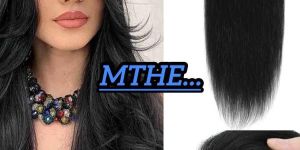 Temple Human Straight Hair