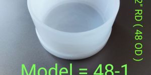 48 od round pipe plastic end cap