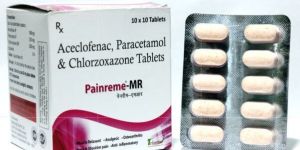 Painreme-MR Aceclofenac Paracetamol Chlorzoxazone Tablet