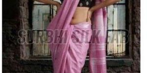 Silk Linen Saree