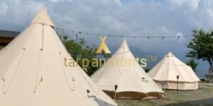 White Round Outdoor Tent