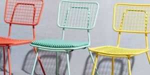 Metal Cafeteria Chair