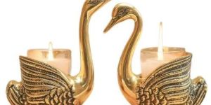 Swan Statue Set