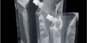 Tulsi Plain Laminated Spout Pouches